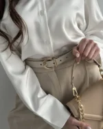کمربند چرم طبیعی